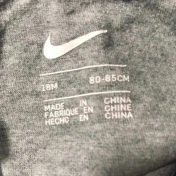 Nike Gray Baby Onesie/Bodysuit - Picture 4 of 4